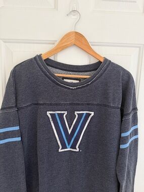 Villanova Crewneck Sweater with Logo